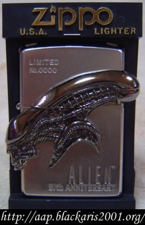 Alien 20th Anniversary Zippo